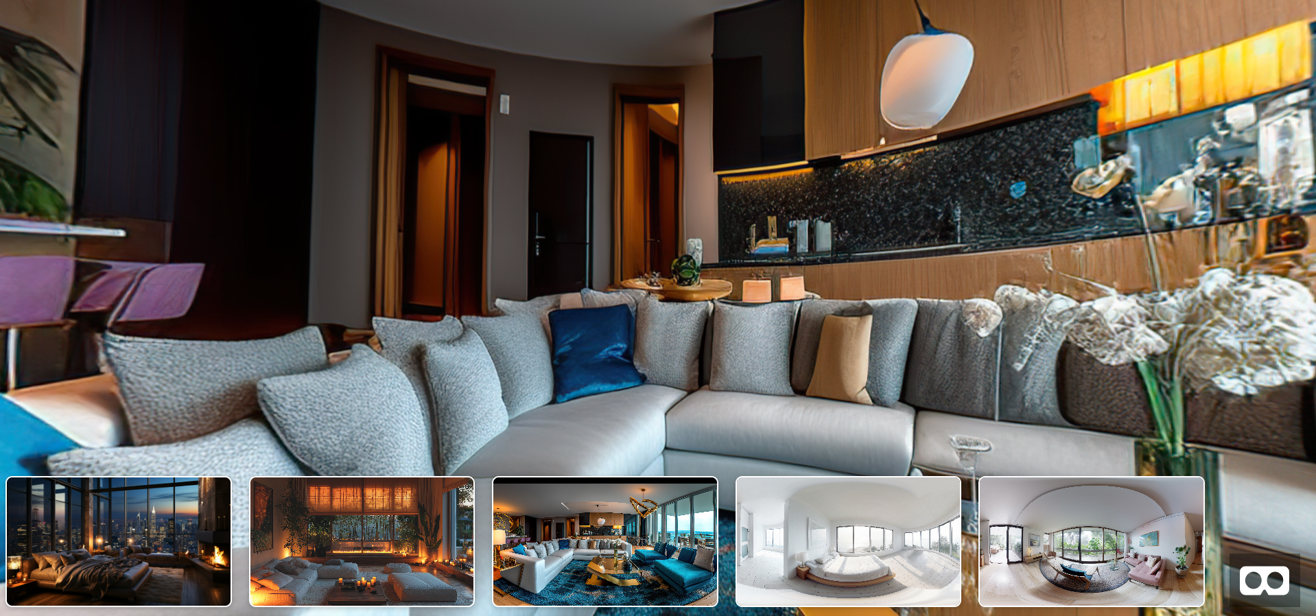 Aerial shot of a crashing ocean wave forming a circular vortex